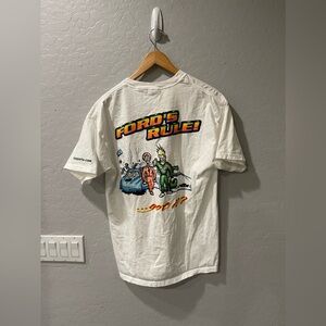 Vintage Pontiac Ford “Ford Rules” Drag Racing Shirt‎ Large